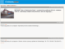 Tablet Screenshot of nieruchomosci.olawa.com